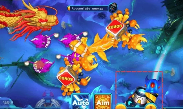 Các loại vũ khí trong game Bắn Cá Rồng tại 68Win