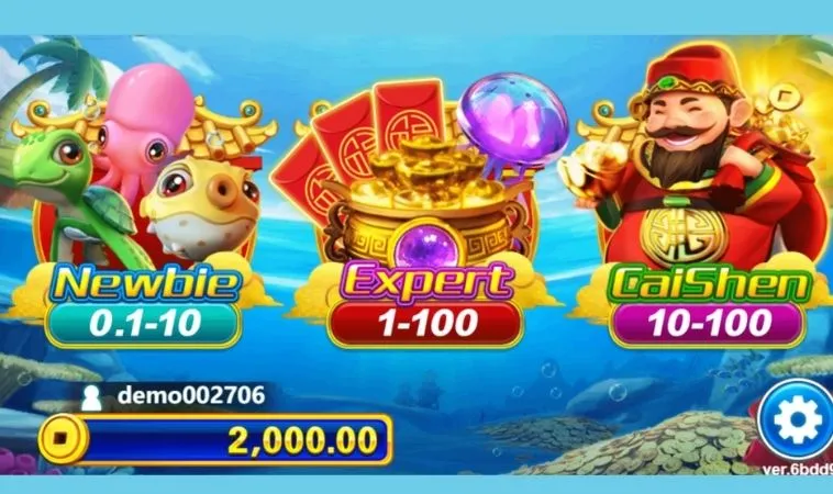 Các cấp độ phòng chơi trong Bắn Cá Thần Tài tại 68Win